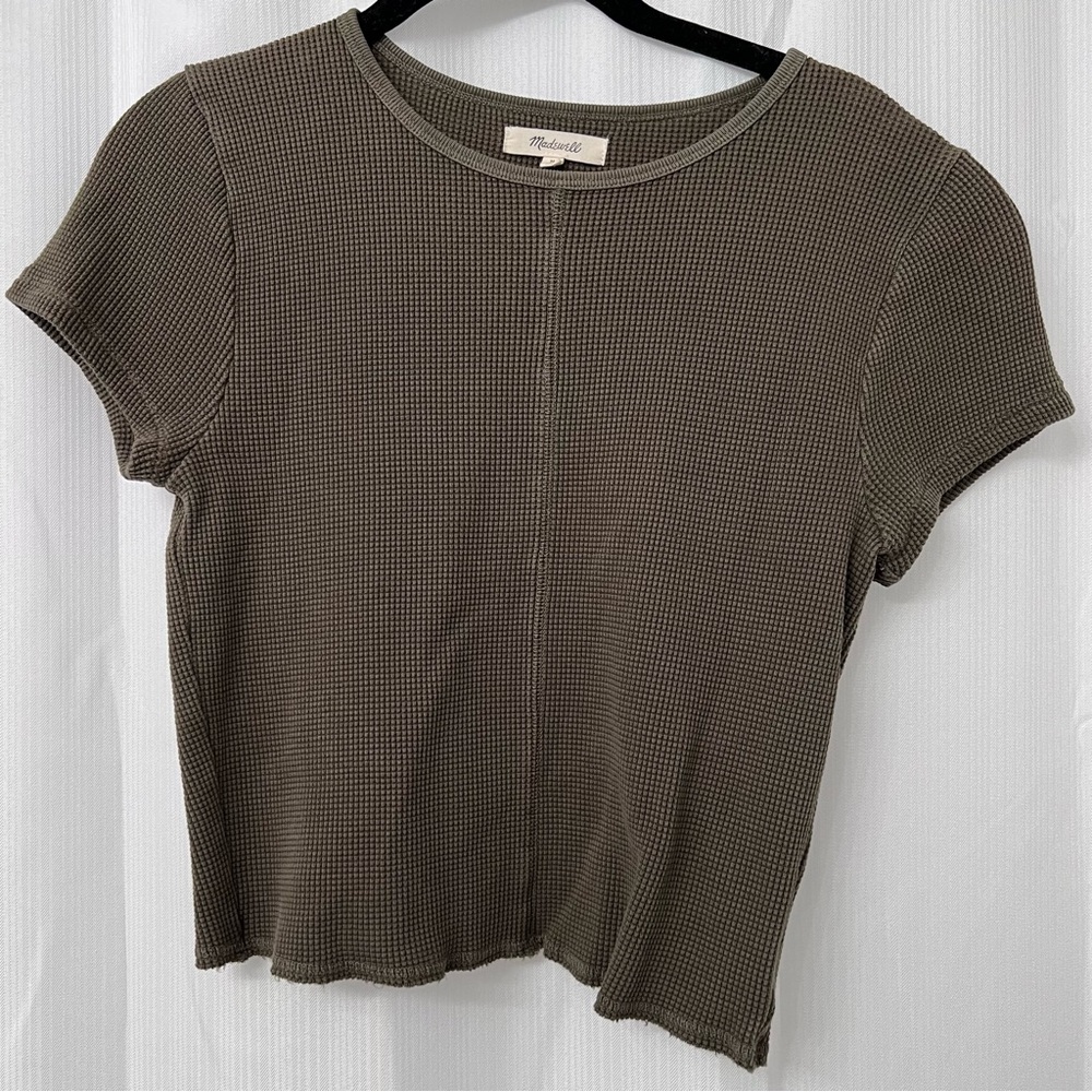 Madewell Olive Short Sleeve Tee